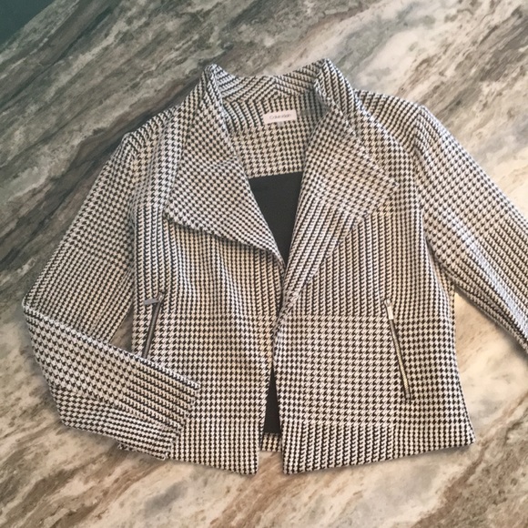 Calvin Klein Classic Mini Houndstooth Jacket - Picture 2 of 4